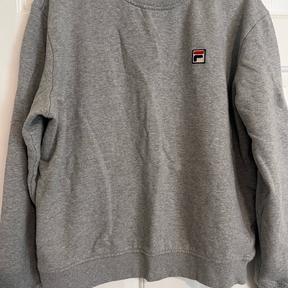 Fila Women’s Classic Gray Crewneck Sweater